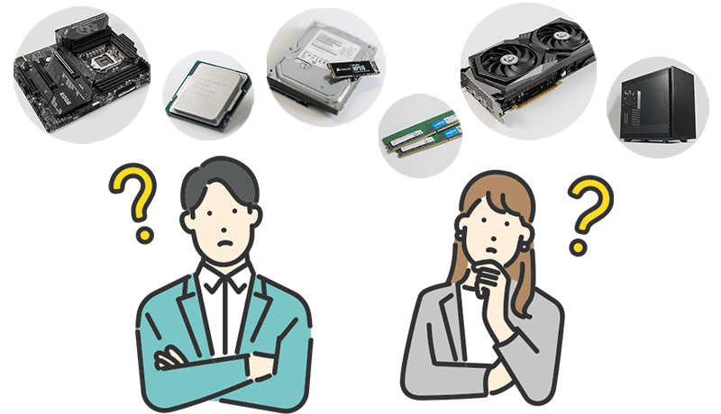 自作PCパーツとは?初心者向けパーツ解説