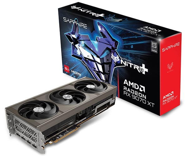 NITRO+ Radeon RX 9070 XT GAMING OC 16GB GDDR6